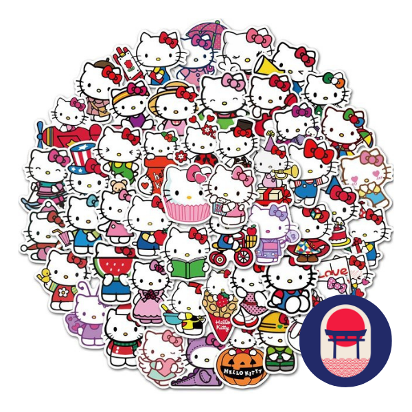 Hello Kitty 5 Stickers